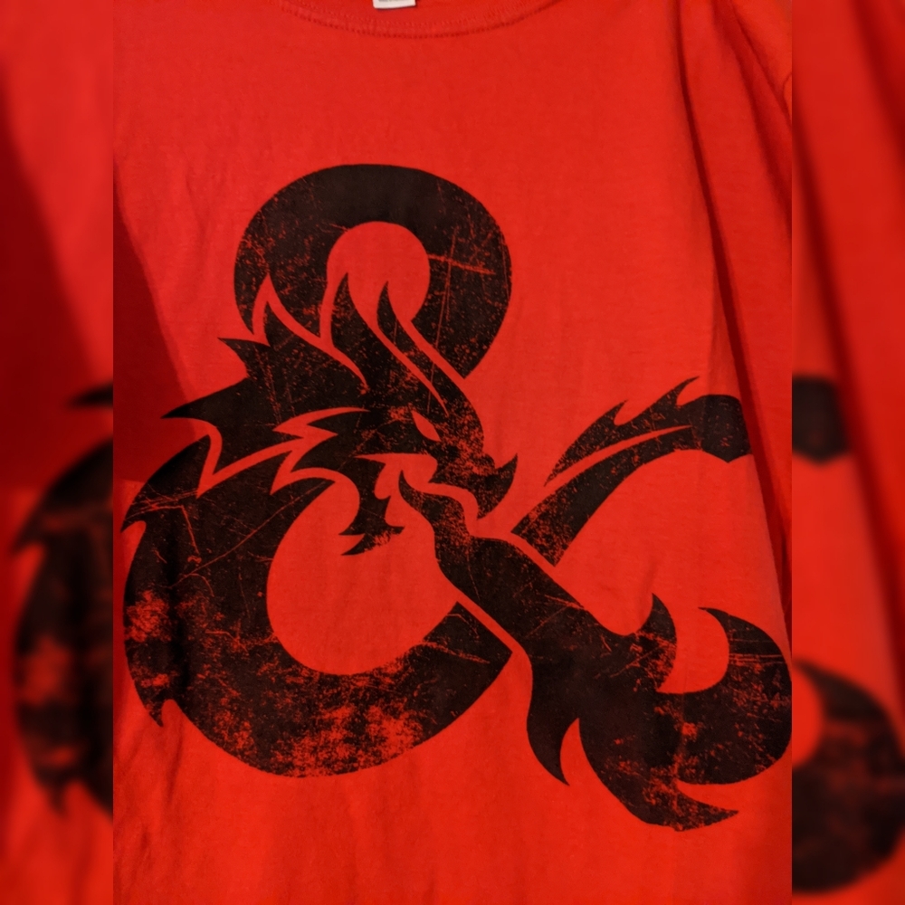 LootCrate D&D logo shirt